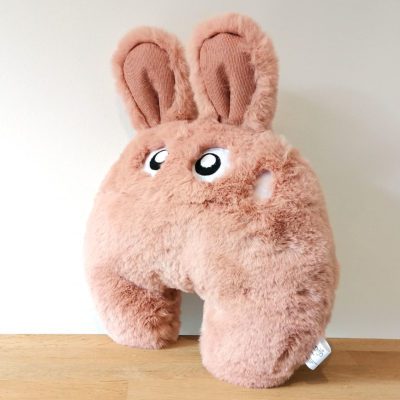 Peluche Française ultra douce Toudoux rose made in France