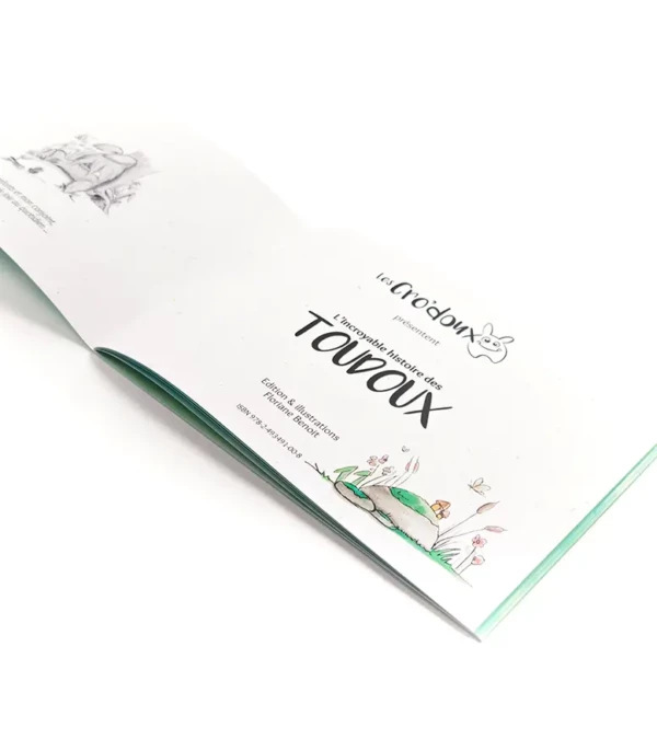 livre- Peluche Française ultra douce les Crodoux made in France. Francais - ethique - made in france - artisanat