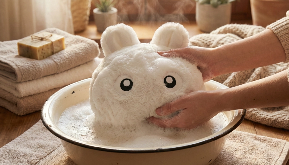 peluche crodoux lavé à la main