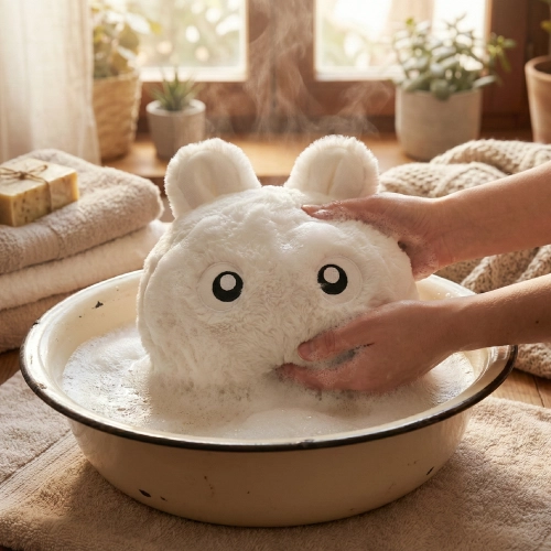 le timidoux lavé à la main avec délicatesse